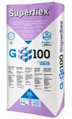Adhesivo-gel de tecnología híbrida G 100 Superflex de Gecol. Blanco